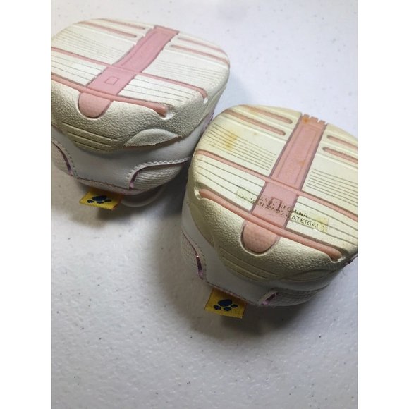 Build A Bear Workshop Twinkle Toes Skechers Shoes Light Pink Sparkly Laces Lot 2 - Picture 11 of 11